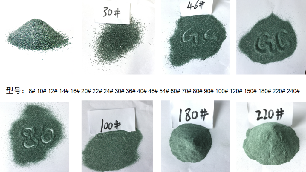 Pó de carboneto de silício (SiC) ligado por reação de SiC verde  -1-